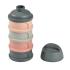Контейнери за сухо мляко и снакс от 4 части BEABA, Grey/Pink