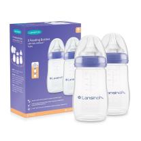 Шишета с биберон Lansinoh NaturalWave 240 мл.