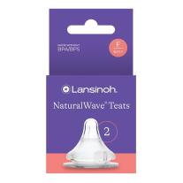 Физиологичен силиконов биберон Lansinoh NaturalWave™ 6м+