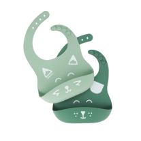 Babymoov Силиконови лигавници Bib'Isy 2 броя Зелени