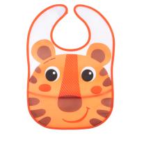 Непромокаем лигавник с джоб Canpol babies Hello Little 6м+ оранжев