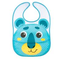 Непромокаем лигавник с джоб Canpol babies Hello Little 6м+ тюркоаз