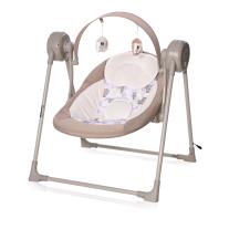 Електрическа люлка Lorelli TWINKLE Beige RHINO