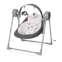 Електрическа люлка Lorelli TWINKLE Grey RHINO