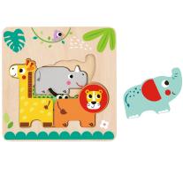 Многослоен пъзел Tooky Toy, Животни