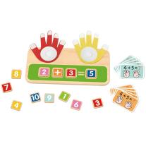 Образователна играчка за смятане с пръсти Tooky Toy