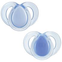 Ортодонтични залъгалки Tommee Tippee NIGHT TIME 18-36м, в кутия за стерилизиране, сини