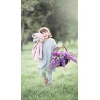 Памучно одеяло Cotton Hug - Органик, 80 х 100 cm, Роза