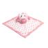 Играчка кърпичка Pearhead Owl pink