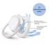 Комплект за бебе Philips AVENT със шише за хранене Natural Response 125 мл и залъгалка Ultra Air 0-6м.