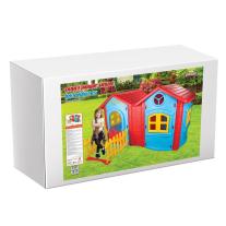 Детска пластмасова двойна къщичка Pilsan Magic House Сива