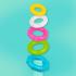 Конус с цветни рингове Playgro Refresh 10-36m+