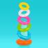 Конус с цветни рингове Playgro Refresh 10-36m+