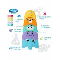 Активна играчка кула от купички и животни Playgro