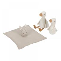 Подаръчна кутия с меки плетени играчки за новородено Little Dutch, Newborn Naturals