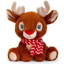 Коледни животни със шалче, 25 см, Keel Toys елен