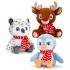 Коледни животни със шалче, 25 см, Keel Toys елен Коледни животни със шалче, 25 см, Keel Toys елен