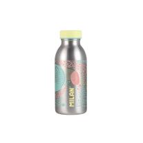 Бутилка за вода Milan Silver, изотермична, 354 ml, жълта
