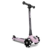 Детска сгъваема тротинетка Scoot & Ride Highwaykick 3 LED Rose