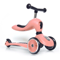 Детска тротинетка Scoot & Ride Highwaykick1 2 в 1 Peach