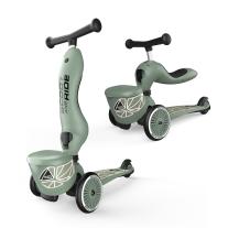 Детска тротинетка Scoot & Ride Highwaykick1 2 в 1 Green Lines