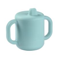 Силиконова чаша за обучение BEABA, Blue