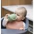 Силиконова чаша за обучение BEABA, Sage Green