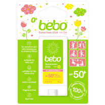 Слънцезащитен стик с минерални филтри Бебо SPF 50+