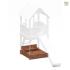 Дървен пясъчник с пейки Fungoo BEACH за JOY, MyHouse, MySide, MySpace