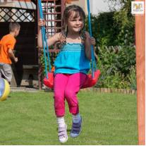 Плоска детска люлка червена Fungoo
