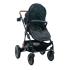 Lorelli Детска количка LORA с кош за новородено Black CIRCLES