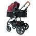 Lorelli Детска количка LORA с кош за новородено Red&Black LIGHTHOUSE Lorelli Детска количка LORA с кош за новородено Red&Black LIGHTHOUSE