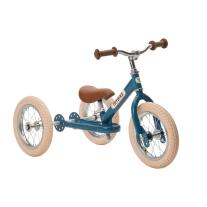 Trybike Винтидж Триколка, която се превръща в колело за баланс Винтидж Синьо