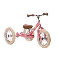 Trybike Винтидж Триколка, която се превръща в колело за баланс Винтидж Розово