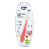 Мека силиконова лъжичка 6+ CHICCO 