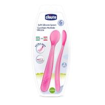 Меки силиконови лъжички, 2 бр., 6+м CHICCO 