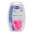 Силиконова залъгалка CHICCO PhysioForma Soft, 6-16м, момиче