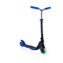 Тротинетка GLOBBER Flow 125 Light с нова T-образна кормилна рамка - Синя, светещи колела 
