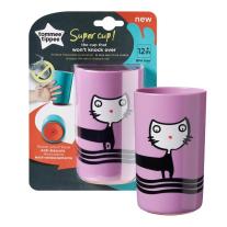Tommee Tippee Супер чаша 300мл, 12м+ (не се преобръща, лесно се вдига), Лилава