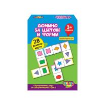 Детска образователна игра Thinkle Stars Домино за цветове и форми
