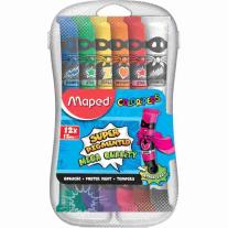 Maped Темперна боя Maped, 12 цвята, 12 мл, туби, РР кутия