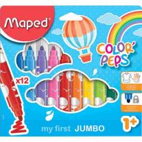 Maped Флумастери Color Peps Early Age, 12 цвята