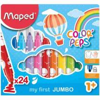 Maped Флумастери Color Peps Early Age, 24 цвята