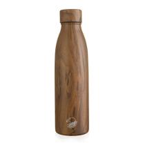 One Green Bottle Термо бутилка, 500ml- тиково дърво