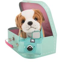 Плюшено куче Английски булдог с куфарче Studio Pets Звезда