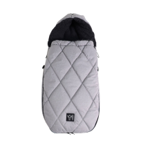 Термочувал за детска количка с овча вълна Kaiser, XL Too, Light Grey Melange