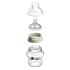Стъклено бебешко шише за хранене Tommee Tippee Easi-Vent 150 мл