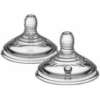Комплект от 2бр. биберони за новородени Tommee Tippee Closer to Nature Fast 3 капки
