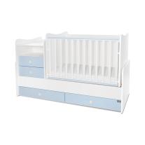 Трансформиращо се легло Lorelli - Combo, 172 x 72 cm, baby blue