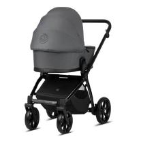 Бебешка комбинирана количка 2в1 Tutis Mio Plus Thermo Graphite